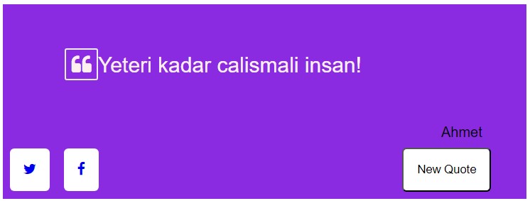 Random Quote Machine