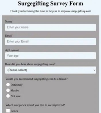 Survey Form